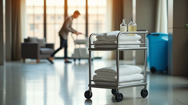 Optimisez votre logistique hôtelière avec un chariot hôtelier adapté
